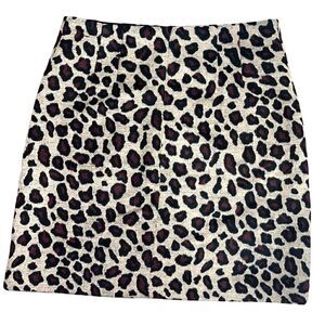 Ann Taylor animal print skirt 6‎
